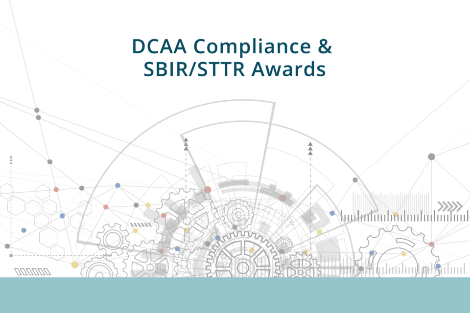Article Header Banner: DCAA Compliance & SBIR/STTR Awards